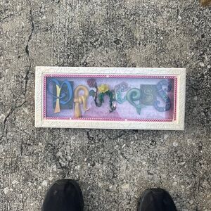 Disney Dave Avanzino PRINCESS Shadow Box Icon Letters Art 2012 RARE